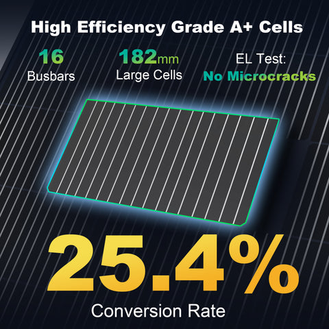 100W/125W/150W/230W 12V N-Type Bifacial Solar Panel
