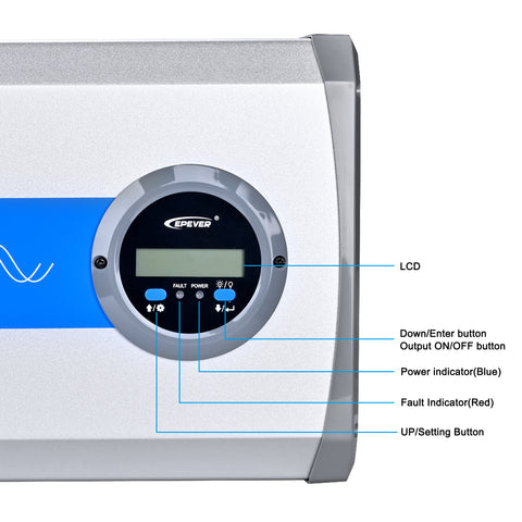 ACOPOWER 1500W / 3000W Power Inverter DC 12V  to AC 110V/120V
