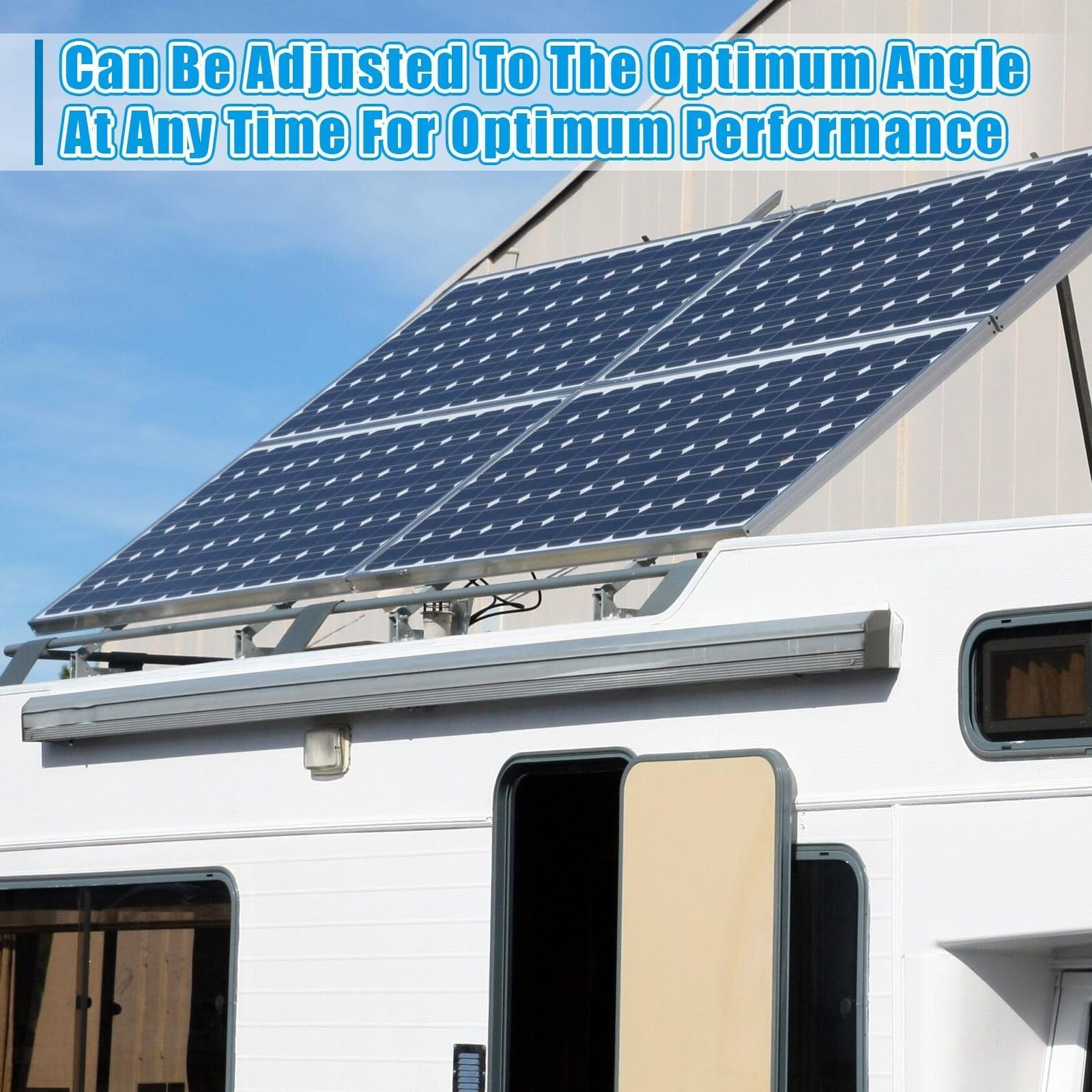 Tilt Panel Rfs Shed Adjustable Solar Panel Tilt Mount Brackets (15°–30°) for 50W–400W ...