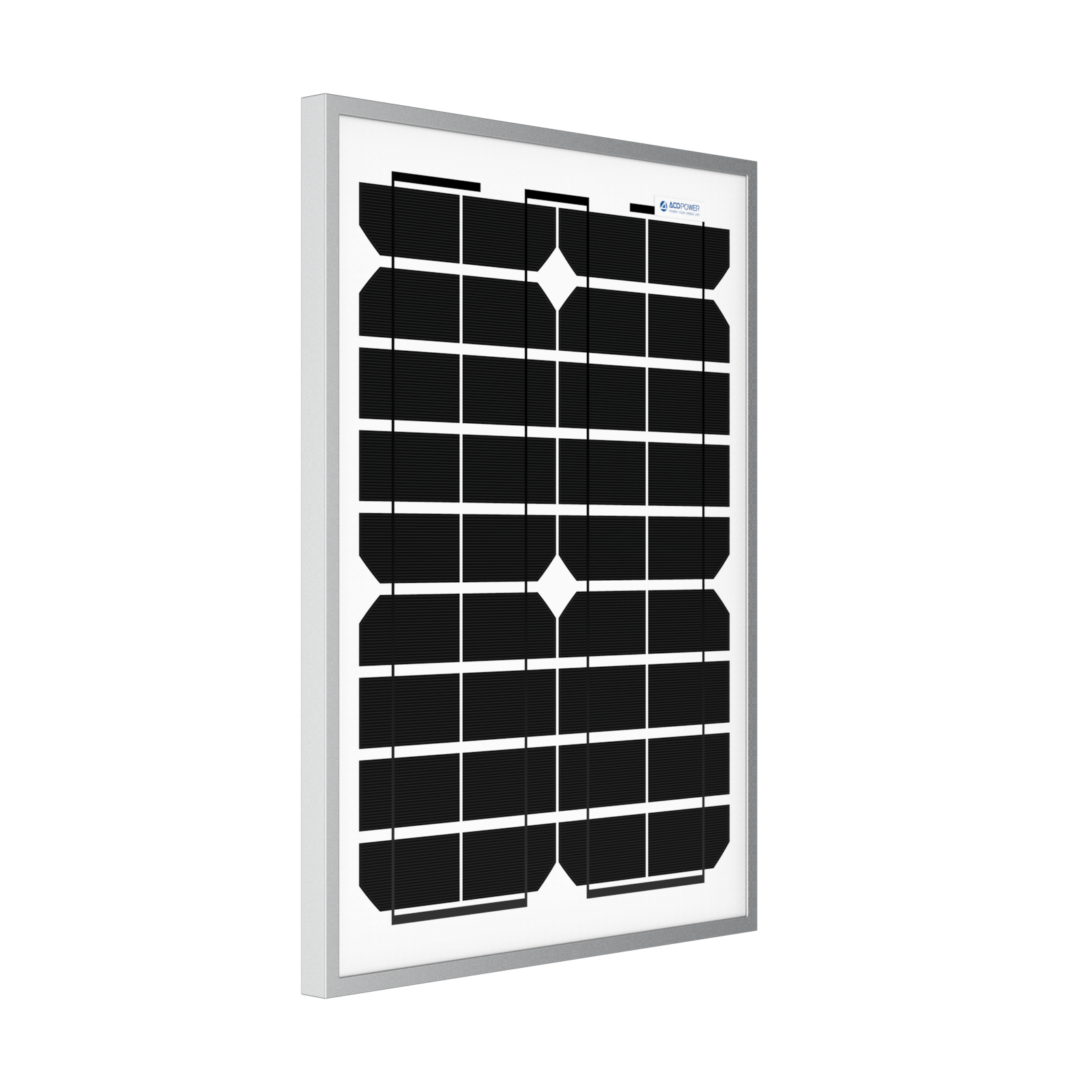 ACOPower 20 Watt Mono Solar Panel for 12 V Battery Charging, Off Grid