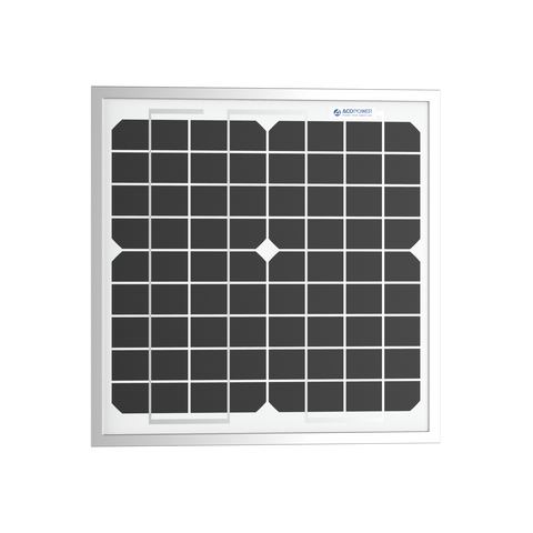 10 Watt 12 Volt Monocrystalline Solar Panel