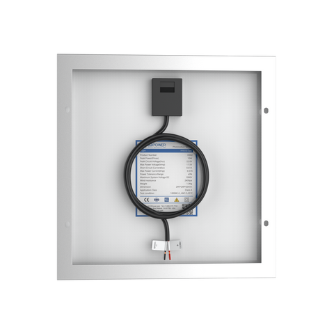 10 Watt 12 Volt Monocrystalline Solar Panel