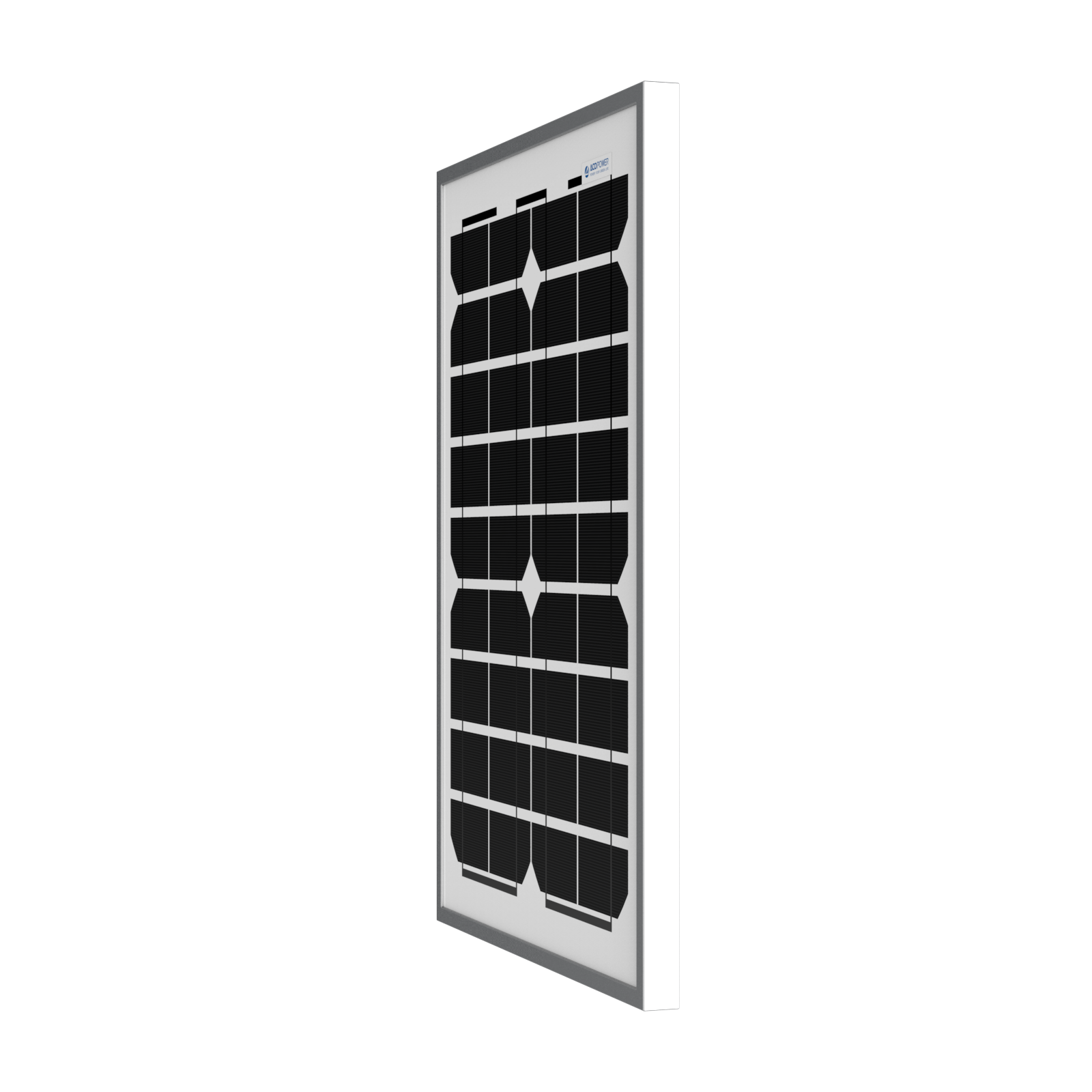 ACOPower 20 Watt Mono Solar Panel for 12 V Battery Charging, Off Grid