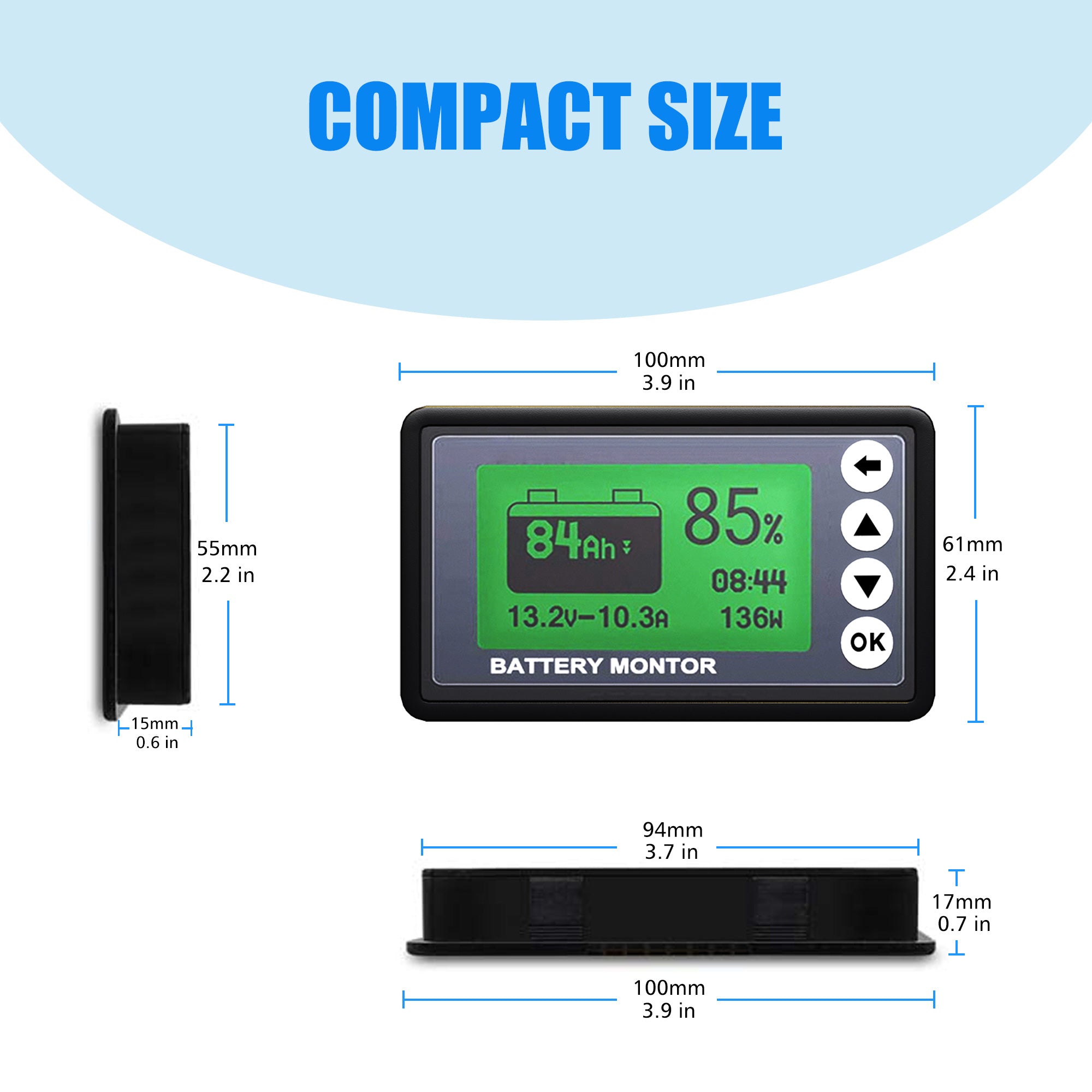 500 Amps Battery Monitor