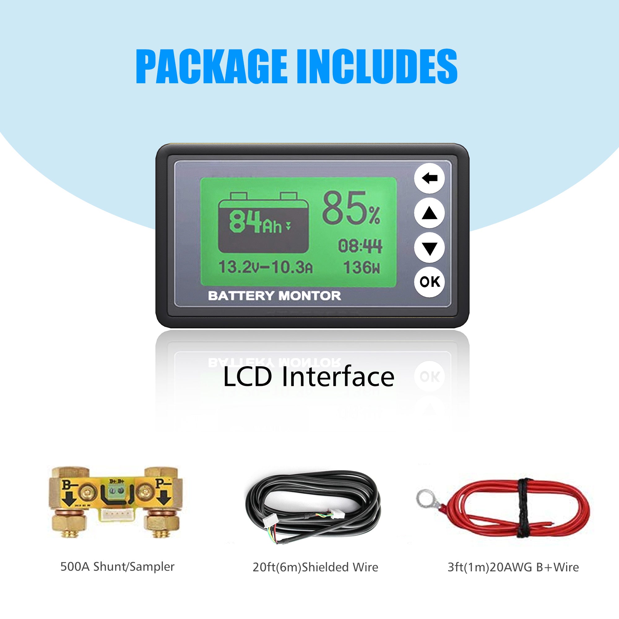 500 Amps Battery Monitor